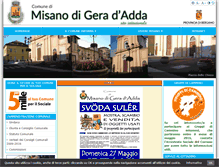 Tablet Screenshot of comune.misano.bg.it